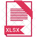 Xlsx Format Document Icon