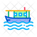 Water Yacht Inmiddle Icon