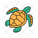 Yellow Turtle Icon