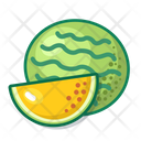Yellow Watermelon Fruit Healthy Icon