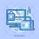 Yen Security Locked Icon