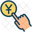Yen Pay Per Click Payment Icon