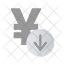 Yen Down Icon