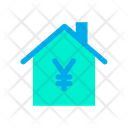 Home House Yen Symbol Icon