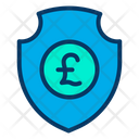 Secure Pound Pound Security Protected Pound Icon