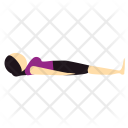 Yoga Dead Body Icon