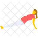 Upward Yoga Plank Icon