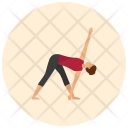 Leftn Triangle Yoga Icon