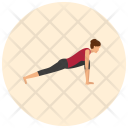 Lunge Yoga Pose Icon