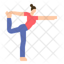 Yoga Excercise Woman Icon