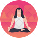 Yoga Physical Discipline Mental Discipline Icon
