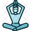 Yoga Wellness Meditation Icon
