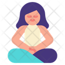 Meditation Yoga Woman Icon