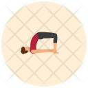 Bridge Yoga Pose Icon