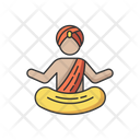 Yogi Yoga Spirituality Icon