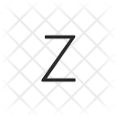 Z Letter Key Icon