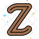 Z Z Letter Alphabet Icon