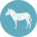 Zabra Mammal Nature Icon