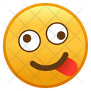 Zany Face Emoji Emoticon Icon