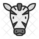 Zebra Animal Mammals Icon