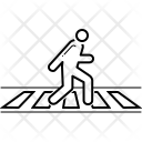 Zebra crossing  Icon