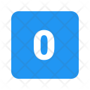 Zero Number Icon