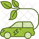 Zero Emission Eco Car Ecology Car Icon