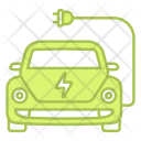 Zero Emission Car Icon