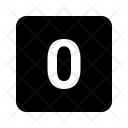 Zero number Icon