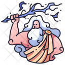 Zeus God Jupiter Icon