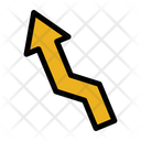 Zic Zac Arrow Left Arrow Icon