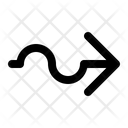 Zigzag Zigzag Lines Zigzag Arrow Icon