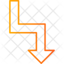 Zigzag Arrow Icon