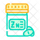 Zinc Trace Pills Jar Pill Icon