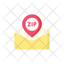 Zip Code Postcode Email Location Icon