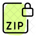 Zip File Lock Zip Lock File Lock Icon