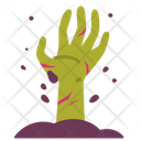 Zombie Hand Halloween Icon