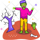 Zombie Monster Death Icon