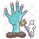 Ghost Hand Evil Hand Scary Hand Icon