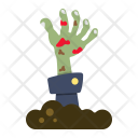 Zombie Hand Horror Icon