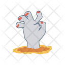 Zombie Monster Hand Icon