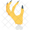 Zombie Hand Frightening Icon
