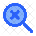 Zoom Cross Magnifier Icon