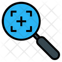 Magnifying Glass Target Search Position Icon