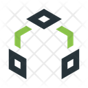 Abstrakt Abbildung Quadrate Symbol
