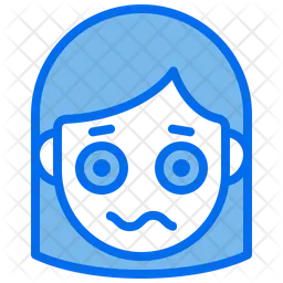 어지러운 소녀 Emoji 아이콘