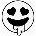 よだれ、絵文字、顔 アイコン