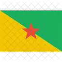 フランス、ギアナ、国旗 アイコン