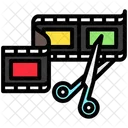 영화 편집 영화 아이콘