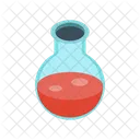 実験用ビーカー、科学機器、教室実験 アイコン